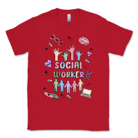 Red social worker Classic Tee - MaliasSmallBusiness