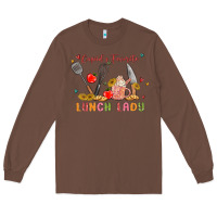 Chestnut cupids favorite lunch lady Long Sleeve Tee - MaliasSmallBusiness