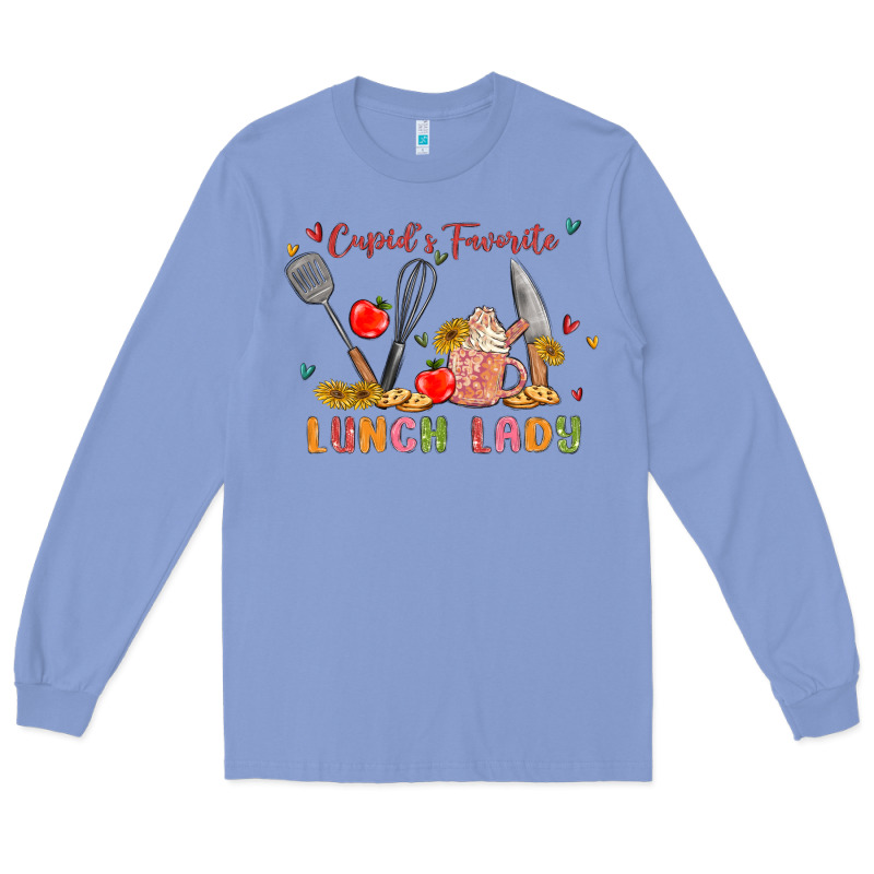 Cupids Favorite Lunch Lady Long Sleeve Tee by MaliasSmallBusiness | Teevron