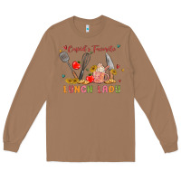 Toasted Coconut cupids favorite lunch lady Long Sleeve Tee - MaliasSmallBusiness