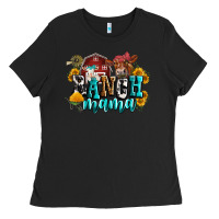 Black ranch mama Ladies Tee - Zillion Design Studio