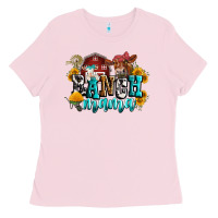 Bubblegum Pink ranch mama Ladies Tee - Zillion Design Studio