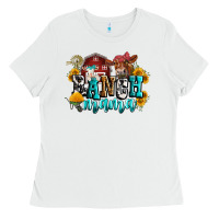 White ranch mama Ladies Tee - Zillion Design Studio