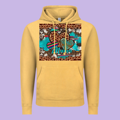 Hearts Mama Vintage Hoodie Designed By Artiststas