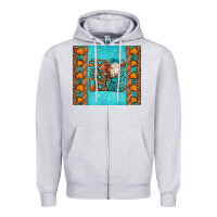 Heather Grey Western Fall Cow Mama Zipper Hoodie - LillyAllenDesigns