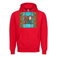 Red Western Fall Cow Mama Zipper Hoodie - LillyAllenDesigns