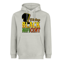 Moon Dust feeling blacknificent Heavyweight Hoodie - NancyCooperArtShop
