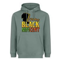 Sage feeling blacknificent Heavyweight Hoodie - NancyCooperArtShop