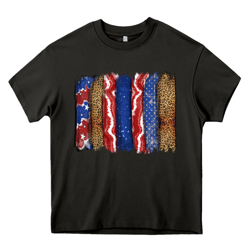 4th Of July Brushstroke Heavy Core Tee by CowGirlArtShop | Teevron