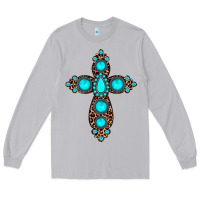 Moon Dust gemstone leopard cross Long Sleeve Tee - JahusDesignShop