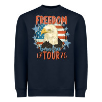 Navy freedom born free tour 1776 Heavyweight Sweatshirt - MaliasSmallBusiness