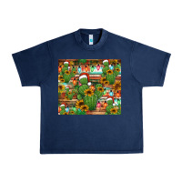 Navy feliz navidad merry christmas cactus tumbler Urban Heavy Tee - Jasminsmagicworld