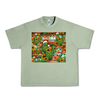 Oil Green feliz navidad merry christmas cactus tumbler Urban Heavy Tee - Jasminsmagicworld