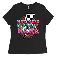 Black hot mess express mama Ladies Tee - Zillion Design Studio