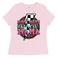 Bubblegum Pink hot mess express mama Ladies Tee - Zillion Design Studio