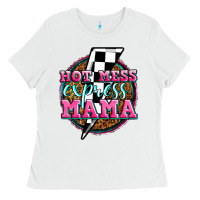 White hot mess express mama Ladies Tee - Zillion Design Studio