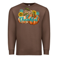 Chestnut Thankful Premium Sweatshirt - texasbilliewilder