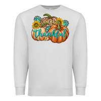 Dove Grey Thankful Premium Sweatshirt - texasbilliewilder