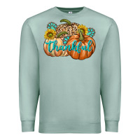 Seafoam Thankful Premium Sweatshirt - texasbilliewilder