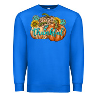 True Royal Thankful Premium Sweatshirt - texasbilliewilder