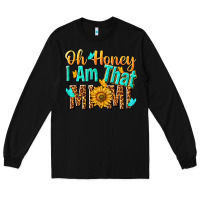 Black oh honey i am that mimi nca Long Sleeve Tee - NancyCooperArtShop