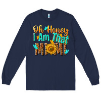 Navy oh honey i am that mimi nca Long Sleeve Tee - NancyCooperArtShop