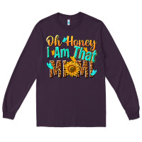 Plum oh honey i am that mimi nca Long Sleeve Tee - NancyCooperArtShop