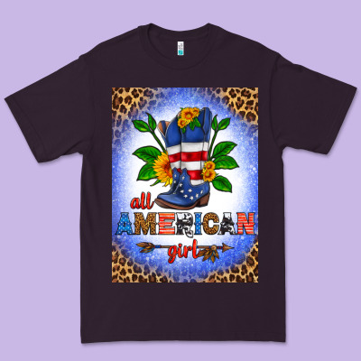 All American Girl Air Freshener Premium Tee Designed By Hra Design Shop