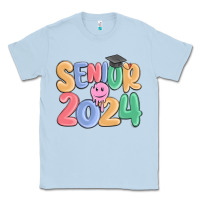 Dusty Blue senior 2024 Classic Tee - MaliasSmallBusiness