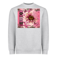 Heather Grey breast cancer survivor Heavyweight Sweatshirt - MaliasSmallBusiness