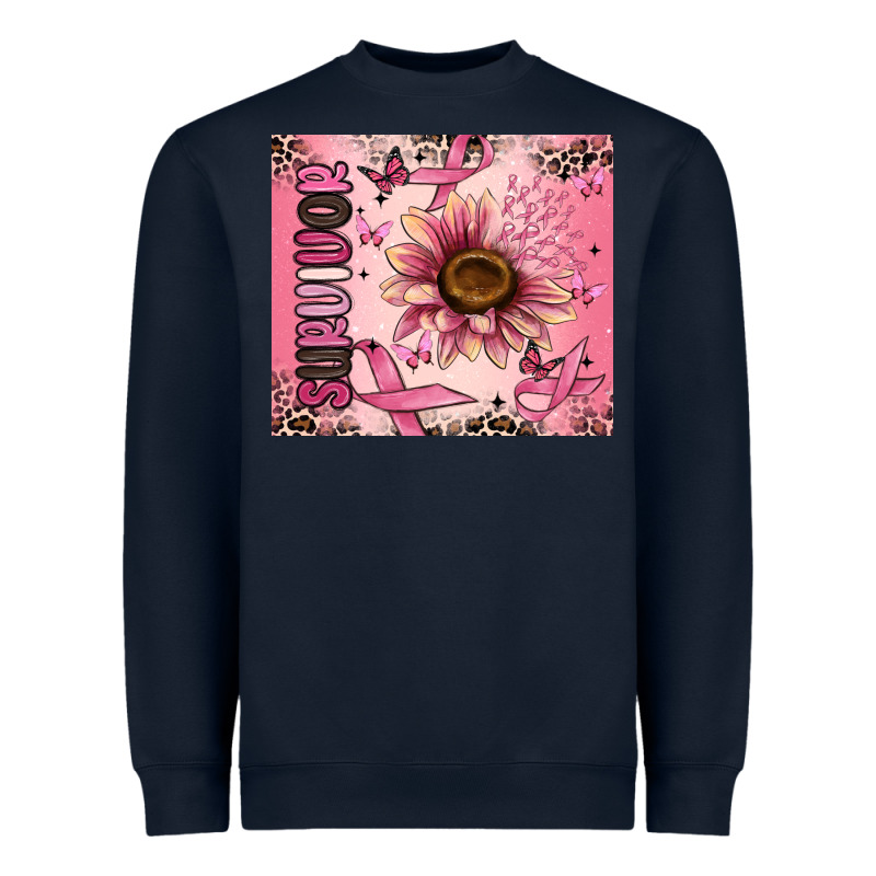 Breast Cancer Survivor Heavyweight Sweatshirt by MaliasSmallBusiness | Teevron