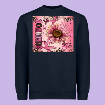 Breast Cancer Survivor Heavyweight Sweatshirt Designed By Maliassmallbusiness