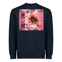 Navy breast cancer survivor Heavyweight Sweatshirt - MaliasSmallBusiness