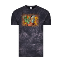 Cloud Black cowboy boots cactus leopard Vintage Tee - AdoDesignShop