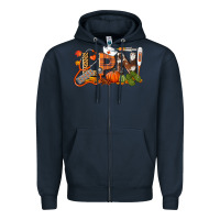 Navy Fall LPN Licensed Practical Nurse Zipper Hoodie - LillyAllenDesigns