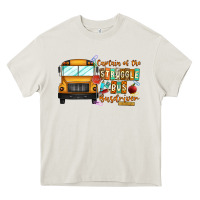 Cream captain of struggle bus busdriver Heavy Core Tee - CowhideDigitalArt