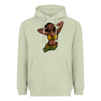 Matcha black woman Heavyweight Hoodie - NancyCooperArtShop