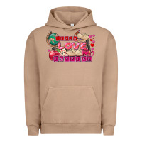 Pigment Burro Valentine's Day teach love inspire Urban Hoodie - FaDigitalArtStudio