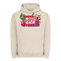 Pigment French Oak Valentine's Day teach love inspire Urban Hoodie - FaDigitalArtStudio