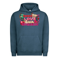Pigment Midnight Navy Valentine's Day teach love inspire Urban Hoodie - FaDigitalArtStudio
