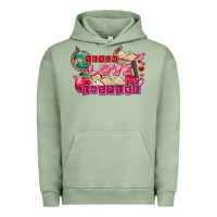 Pigment Oil Green Valentine's Day teach love inspire Urban Hoodie - FaDigitalArtStudio