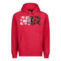 Cardinal gothic girl and colorful girl best friends with Premium Hoodie - TumblerDesignByShophia