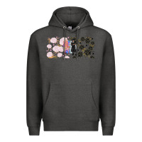 Charcoal Heather gothic girl and colorful girl best friends with Premium Hoodie - TumblerDesignByShophia