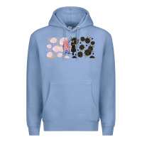 Colony Blue gothic girl and colorful girl best friends with Premium Hoodie - TumblerDesignByShophia