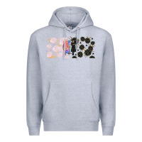 Heather Grey gothic girl and colorful girl best friends with Premium Hoodie - TumblerDesignByShophia