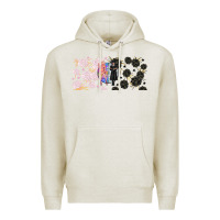 Oatmeal Heather gothic girl and colorful girl best friends with Premium Hoodie - TumblerDesignByShophia