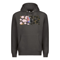Smoke gothic girl and colorful girl best friends with Premium Hoodie - TumblerDesignByShophia