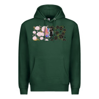 Sports Green gothic girl and colorful girl best friends with Premium Hoodie - TumblerDesignByShophia
