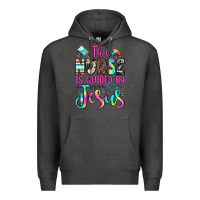 Charcoal Heather this nurse is guided by jesus Premium Hoodie - JahusDesignShop