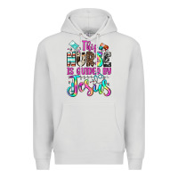 Dove Grey this nurse is guided by jesus Premium Hoodie - JahusDesignShop